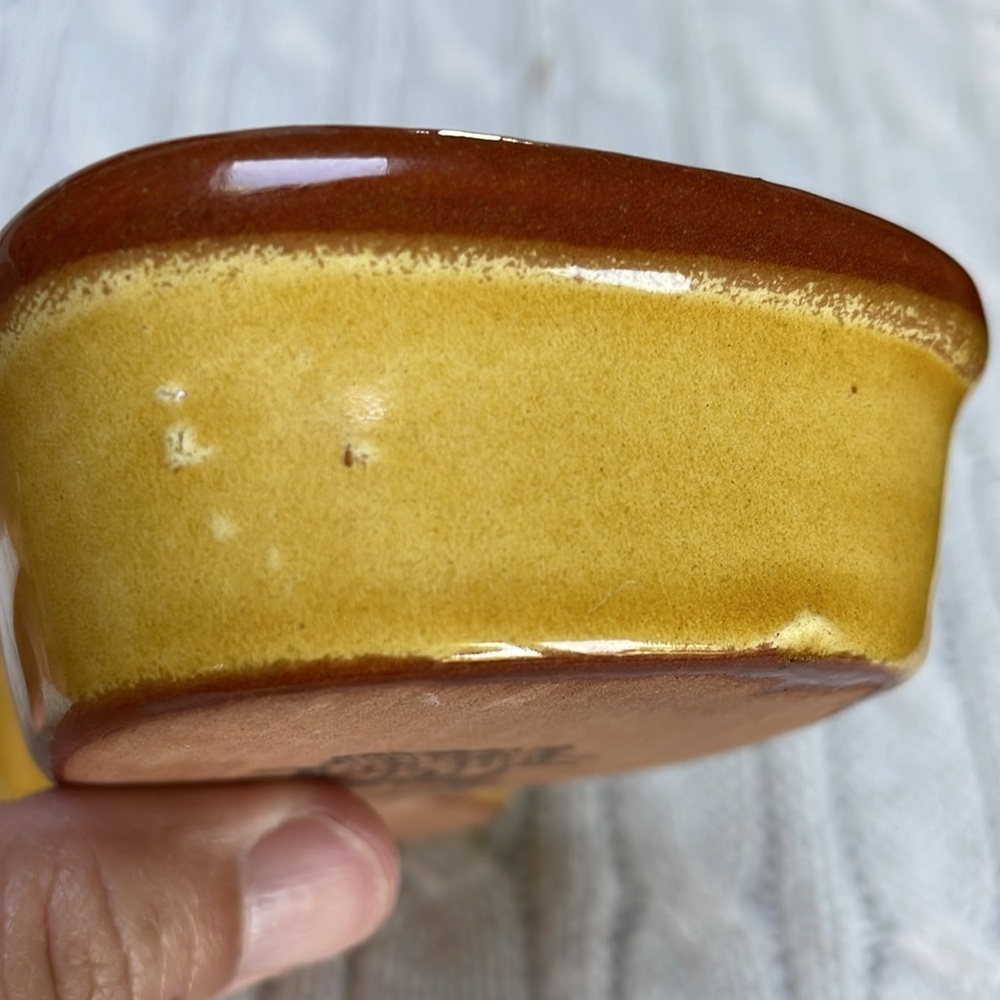 Pier 1 Imports small divided bowl condiment charcuterie Italy hand painted - Picture 8 of 12